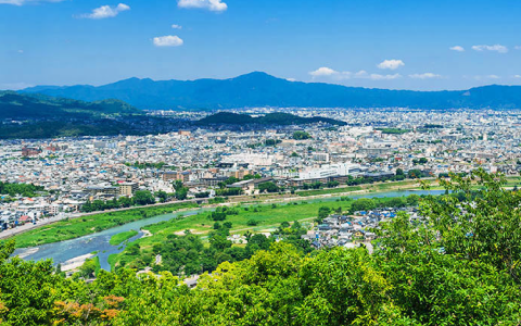 東山の風景