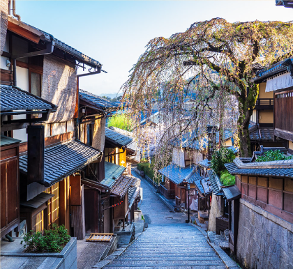 京都の街並み写真